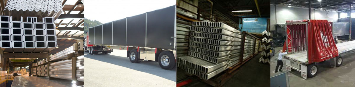 Aluminum Extrusions Shipping Trucking
